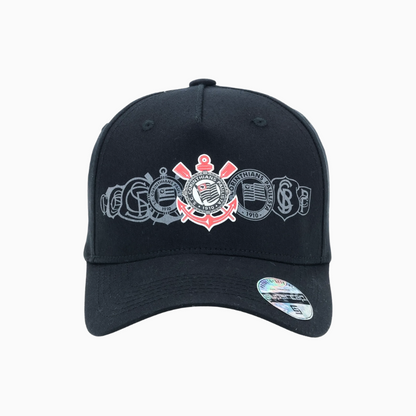 Boné Corinthians Escudos Historicos
