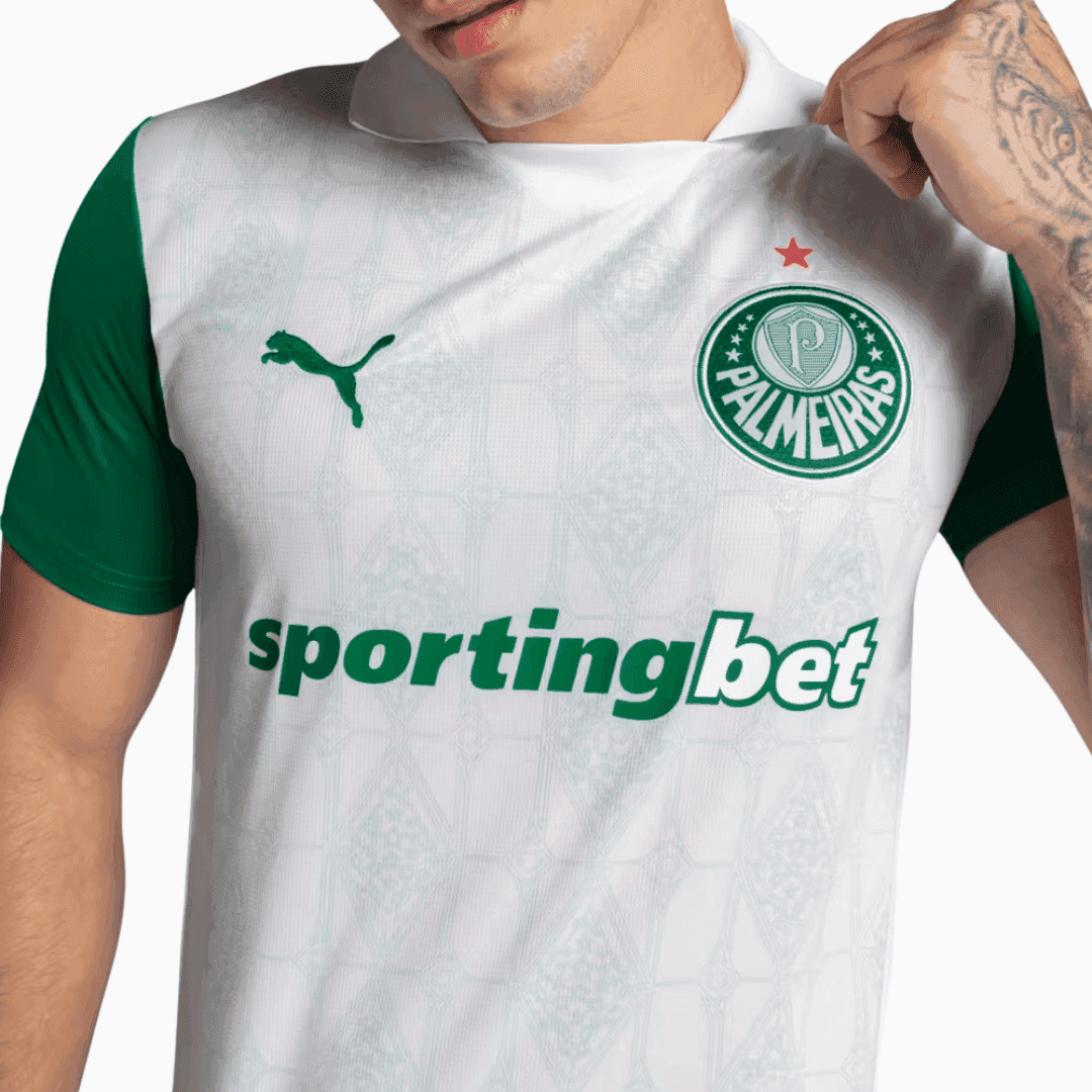 Camisa Puma Palmeiras 2025/26 II - Gómes N° 15