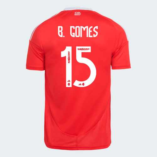 Camisa adidas Internacional 2025/26 I - B. Gomes  N° 15